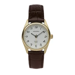 Adora Damenuhr Edelstahl Lederband AB6294