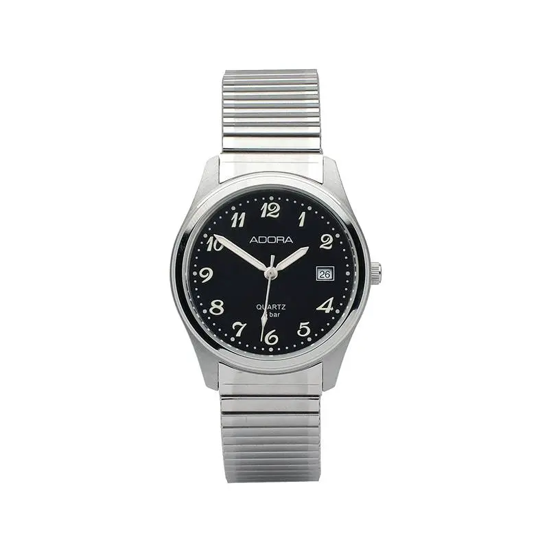 Adora Herrenuhr AB6290 Mit Zugband Schwarz 1 Adora Herrenuhr AB6290 Mit Zugband Schwarz