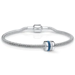 BERING Charm-Set Silber 613-10-X0 + Love-4