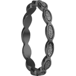 BERING Innenring Edelstahl/Stardust IP Schwarz 580-69-X1