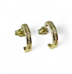 Brillant Creolen 0,020 Ctw/pi 585/- GG, 141451