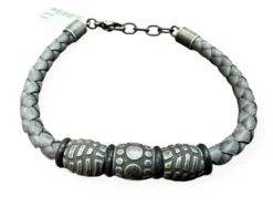 CEM Herren Armband Leder ST-00004B