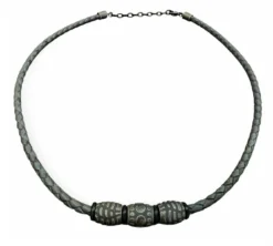 CEM Herren-Collier Leder 45cm ST-00004K