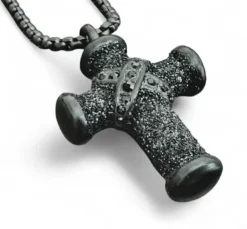 CEM Kette Mit Kreuz Edelstahl ST-00123C