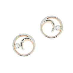 CEM Ohrstecker 925/- Rhod. Zirk. S-00620O