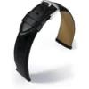 Eulit Lederband Büffelkalb Schwarz 22 Mm