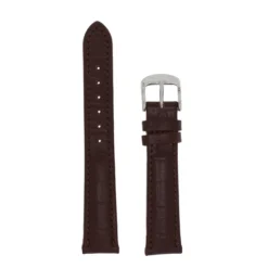 Fluco Uhrenband 18 Mm HB Classic Kroko Chrono 369-02-18 Braun