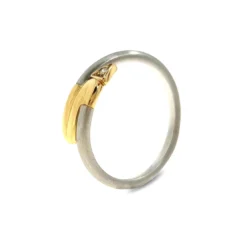 Kettler Brillantring 950/- Platin 750/- Gelbgold Gr. 56 21403