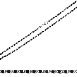 Kettler Damenkette Fantasie 42 Cm 925/- Geschwärzt BE11210316