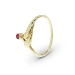 Kettler Damenring Mit Rubin 333/- Gelbgold 21421 Gr. 57