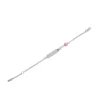 Kettler Identband Silber 925/- Pinkes Herz 14cm
