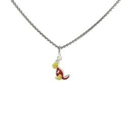 Kettler Kinderanhänger Dino 925/- Sterlingsilber Rot