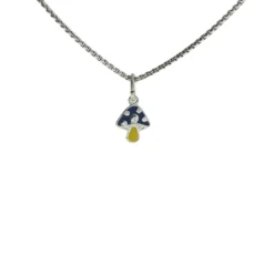Kettler Kinderanhänger Fliegenpilz 925/- Sterlingsilber Blau