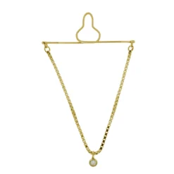 Kettler Krawattenhalterkette 333/- GG, Zirkonia 14881