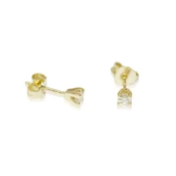 Kettler Ohrstecker 375/- Gelbgold, Zirkonia 12-01434