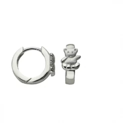 CEM Kinder-Creolen Mit Teddybär Aus Sterlingsilber Ø Ca. 13 Mm 5-124235-001