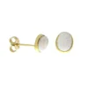 Ohrstecker 333/- Gelbgold Mit Syn.Opal