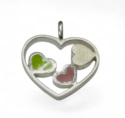 Kettler Anhänger Herz In Herz Sterlingsilber 925/-