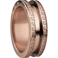 BERING Außenring 523-37-X3 Front Zirkonia Roségold Schmal