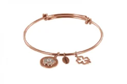 COCO88 Armreif Katelyn 18 Cm Sense Collection IP Roségold Zirkonia B-10011