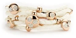 New Bling Armband Edelstahl Roségold Zirkonia 980101169