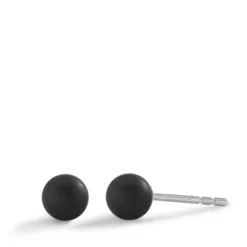 TeNo Ohrstecker Globe 592585 Carbon